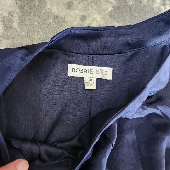 Robbie Bee sleeveless dress, navy blue, size 10. - Picture 3 of 7